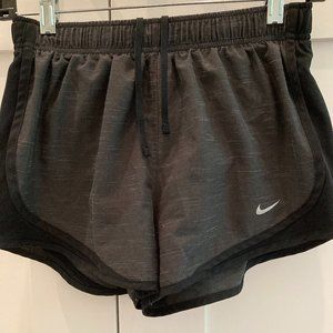 Women's grey Nike athletic shorts